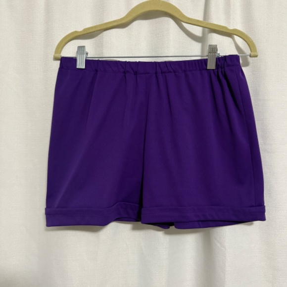 Vintage 60's Lou Ette Purple Keyhole Open Front Maxi with Micro Shorts Size M - Picture 11 of 15